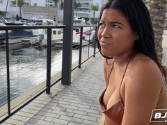 BJRAW Maya Farrell's mouth is cock filled
