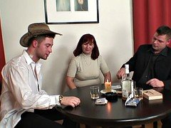 Strip poker leads to old threesome