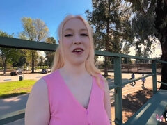 デカ尻, ブロンド, フェラチオ, 巨乳な, 開帳, 自然山雀, アウトドア, ティーン