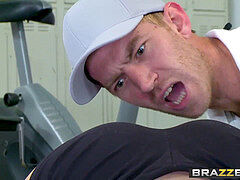 Brazzers - humungous globes In Sports - Kagney Linn Karter and Danny D - Post Match beaver Part One