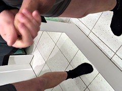 Enthousiasteling, Masturbatie, Buiten, Bekijker