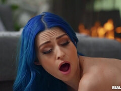 Hormony Wonder, Katie Kush and Jewelz Blue in a steamy lesbian 3some