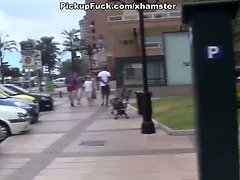 Spanish is easy to pick-up girls and fuck on the street