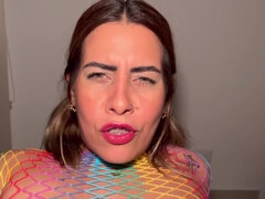 Enthousiasteling, Vrouw, Vingeren, Latijnse vrouw, Lesbisch, Likken, Orgasme, Trio