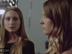 ブロンド, 茶髪の, イく瞬間, 顔面騎乗, オージー, オマンコ, 赤毛, 三人