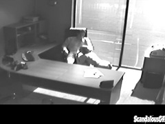 Leie, Blasen, Handjob, Hardcore, Büro, Schlampe, Titten, Spanner