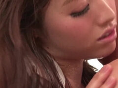 Asiatique, Nana, Sucer une bite, Brunette brune, Poilue, Hard, Hd, Japonaise