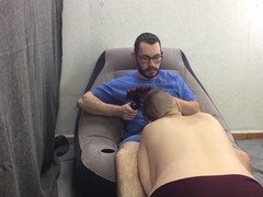 アメリカ人, ぽっちゃり, 舞台裏, フェラチオ, 中出し