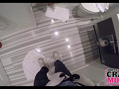 Petite blonde teenie bangs robber for money - teenscravemoney.com