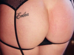 Arsch, Braunhaarige, Verrückt, Schwanz, Frau, Hd, Lingerie, Titten