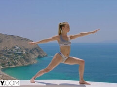 アナル, デカ尻, ブロンド, フェラチオ, バック, 自然山雀, ティーン, オッパイの