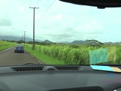 Blonde, Faciale, Doigter, Branlette thaïlandaise, Orgasme, Petite femme, Public, Rasée