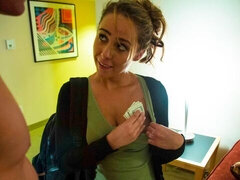 お尻, ブロンド, 大学生, チン, なめる, オマンコ, ティーン, オッパイの