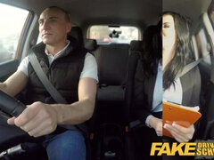 デカパイ, フェラチオ, イギリス人, 車, Hd, 淫乱熟女, 現実, オッパイの