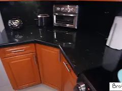 Kont, Grote kont, Grote mammen, Bruinharig, Sperma, Hd, Gezichtspunt, Strak