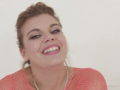 Buxom Blond European Babe Clementine Butt Fucking