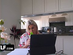 Culo grande, Rubia, Mamada, Madura, Corridas, Polla, Maduro, Pov