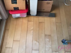 Enthousiasteling, Blond, Vriendin, Klein, Kut duiken, Geschoren, Mager, Tieten likken