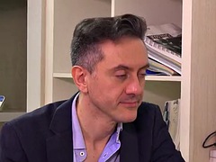 Anna Polina has rough sex at work