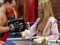Geweldig, Blond, Rondborstig, Hd