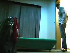 Deep gagging with my flexi doll: Blowjob, Missonary  Amateur Porn