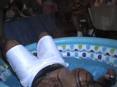 素人, アナル, デカパイ, バック, 淫乱熟女, 公共, 現実, 赤毛