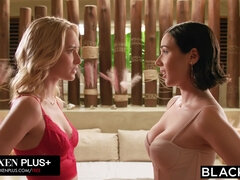 Ewe Sweet, Jax Slayher And Adriana Sephora - Flawless Besties Eve Sweet And Kelly Collins Fight Over Huge Cock, They Give Him The Ride Of His