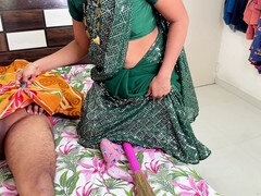 Grossier, Indienne, Domestique, Public, Chatte