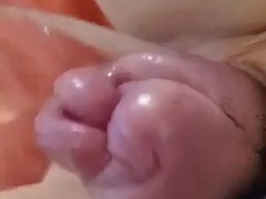 ぽっちゃり, ズームショット, エクストリーム, デブ, 指いじり, オマンコ, おもらし