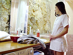 professional massage leads to lesbian intercourse