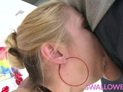 Blondine, Blasen, Schwanz, Dildo, Hd, Arsch lecken, Solo, Titten