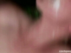 Leie, Viele männer bespritzen eine frau, Tschechisch, Gruppe, Hd, Selbstgemacht, Party, Realität