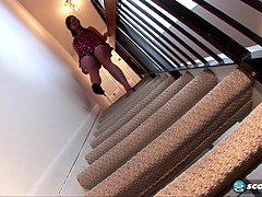 足フェチ, Hd, 穴開きパンティ, 赤毛, 一人
