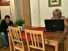 My girlfriends mom is horny old bitch!