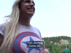 Public Agent (FakeHub): Brazilian twerker fucked outdoors