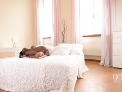 Arsch, Schönheit, Absätze, Lingerie, Masturbation, Muschi, Titten, Spielzeuge