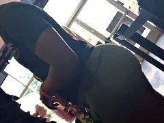 Noire, Noir ébène, Adolescente, Voyeur