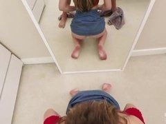 Blond, Pijpbeurt, Hondjeshouding, Handbeurt, Hardcore, Masturbatie, Tiener, Tieten likken