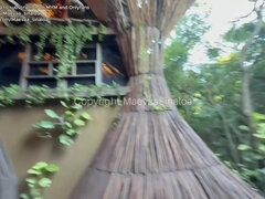 Vlog Tulum - Risky Fuck On The Terrace Of My Hotel Room With Amatrice Francaise