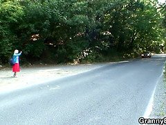 お尻, ビッチ, ブロンド, 車, エロ熟女, 熟年, 淫乱熟女, 母