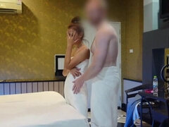 18, 素人, アジア人, 美女, フェラチオ, 茶髪の, 異人種間, ティーン