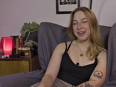 Blondine, Füsse, Deutsch, Hardcore, Lesbisch, Masturbation, Solo, Titten