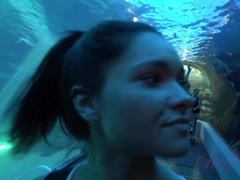 ビーチ, ビキニ, 露出狂, 彼女, ヌード, 小柄, ハメ撮り, オッパイの