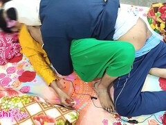 Indian couple gets down and dirty with passionate night sex after the restroom romp