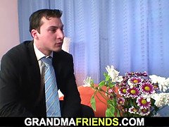 ブロンド, エロ熟女, イマラチオ, お婆さん, 熟年, 淫乱熟女, 母, 義母