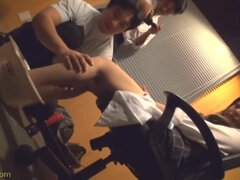 Grosser arsch, Grosser schwanz, Grosse titten, Braunhaarige, Japanische massage, Reif, Natürlichen titten, Schüchtern