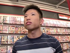 Leie, Asiatisch, Blasen, Aufs gesicht abspritzen, Schwul, Handjob, Weibliche ejakulation, Ablutschen