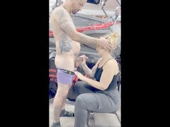 Blasen, Kompilation, Besamung, Sperma im mund, Milf, Tätowierung