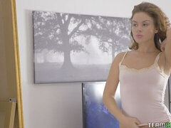 69, アナル, ブロンド, フェラチオ, なめる, オマンコ, ストリッピング, ティーン