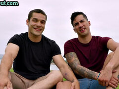 Barebacked debut stud by top stud with hairy chests